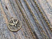 Add Antiqued Gold Chain Necklace, Antique Gold Chain Styles in Various Lengths, Rolo, Long & Short, or Cable style, to your order
