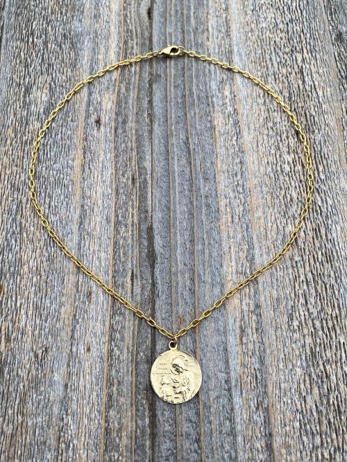 First communion necklace gold shop